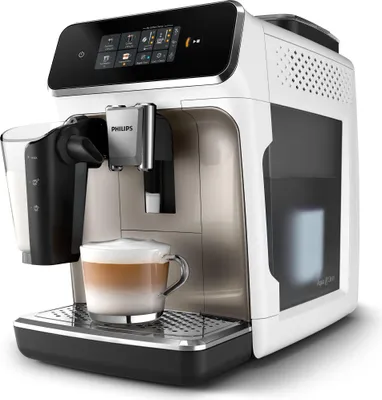 Produktbild von Philips Kaffeevollautomat 2200 Series, 2 Kaffeeeinstellungen, Milchaufschäumer, schwarz (EP2333/40)