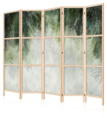 Image de LUMASOUL Paravent simple face, Séparation d'intérieur, Feuilles Japonais 3, 225x172 cm