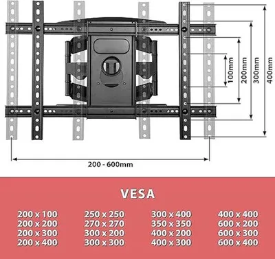Produktbild von Famanu TV Wandhalterung für 40''-75'' Fernseher - VESA, neigbar und schwenkbar
