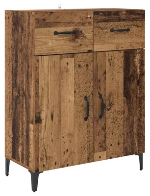 Zdjęcie produktu dla Bufet Stare drewno 69,5 x 34 x 90 cm Materiał drewnopochodny