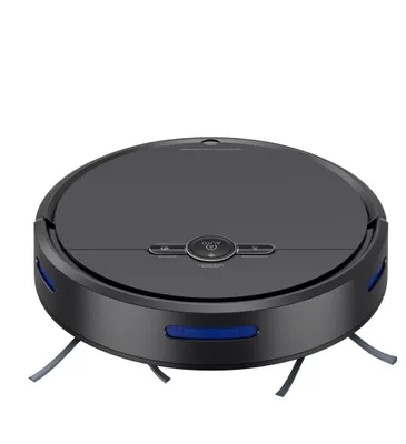 Obrázok produktu pre AIORBER robotický vysávač 3 v 1 so zametaním, vytieraním a vysávaním, 2500 Pa, plánované čistenie, plochý dizajn, dlhá životnosť batérie - čierny