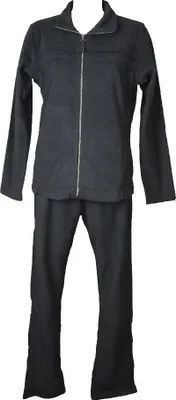 Immagine prodotto di Tuta donna DYNAMIC F.LLI CAMPAGNOLO completo tempo libero pile conformato over con zip tasche  disegno ricamato articolo 8Z79143, Taglia 54, Poliestere 100%