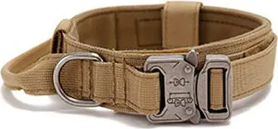 Produktbild von Verstellbares Hundehalsband mit Kontrollgriff und Metallschnalle für mittlere & große Hunde