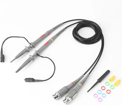 Obrázek produktu pro sada 2ks přesných BNC osciloskopických sond 100Mhz Scope Clip 1X / 10X přepínatelný testovací kabel