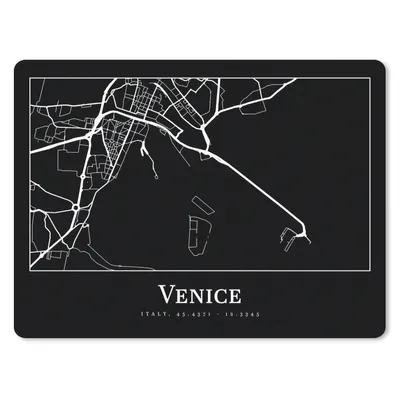 Produktbild von MuchoWow® Mauspad Mousepad Stadtplan - Venedig - Karte - Venedig 23x19 cm - Mousepads - Maus Mat - Pad - Mausunterlage - Schreibtischunterlage - Mauspad