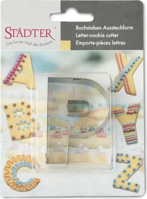 Alphabet-Buchstaben-Ausstechformen Set A-Z – 26 Stück Edelstahl, 7,6 Cm Groß, Perfekt Für Kekse & Fondant
