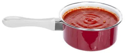 Produktbild von Alessandro Steelpan Cuisine - D14 cm - 1,1 Liter - Stielkasserolle/juspfanne - Kuchenpfannen - rot