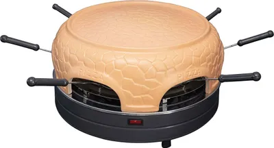 Produktbild von Gastronoma 18310017 - Pizzaofen für 6 Personen - Keramikkuppel - 1000W - Schwarz