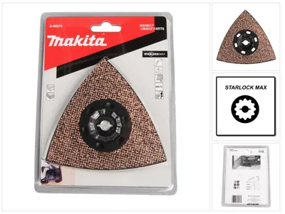 Produktbild von Makita MAM017 HM-Deltaplatte 116 mm K60 Starlock Max ( B-66575 ) extra Long Life