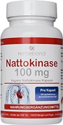 Produktbild von Nattokinase - 2.000 FU - 100 mg Nattokinase - für 3 Monate - 90 vegetarische Kapseln