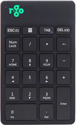 Image de R-GO Tools R-Go Tools Clavier numérique R-Go Numpad Break, clavier numérique ergonomique avec logiciel break, bluetooth, noir