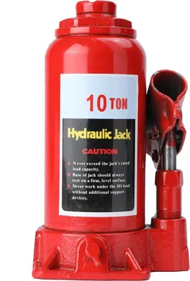Obrázok produktu pre Hydraulický zdvihák na fľaše/zdvihák na vozidlá – model B – zváraná konštrukcia – legovaná oceľ – pre osobné automobily, pickupy, nákladné automobily, obytné automobily – prenosný – zlatý