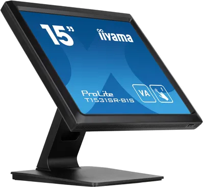 Produktbild von iiyama T1531SR-B1S, 38,1 cm (15"), 1024 x 768 Pixel, XGA, LCD, 18 ms, Schwarz