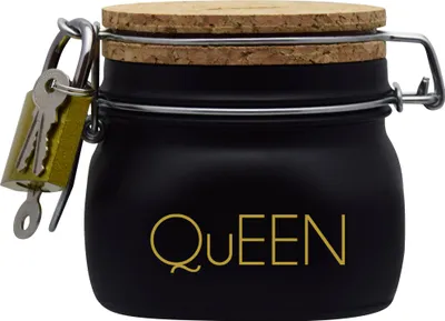 Produktbild von Spardose Geld Geschenk Ideen Queen Design1 Schwarz Größe S 0.5 Liter