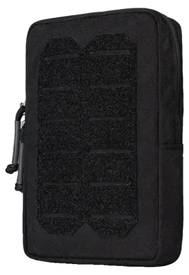 Image de Sac tactique, système MOLLE, rangement organisé, noir
