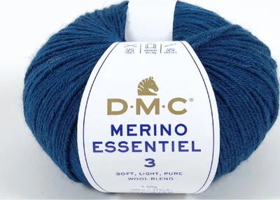 Zdjęcie produktu dla DMC Merino Essentiel-3 – przędza składająca się w 50% z wełny merynosowej i w 50% z akrylu (kolor 965)