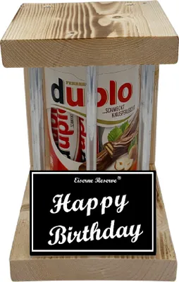 Produktbild von duplo Riegel - Notfall Reserve - Metallstäbe - Happy Birthday - Geburtstag Geschenk