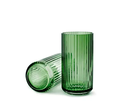 Produktbild von Lyngby Vase Glas grün Höhe 20 cm