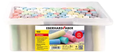 Produktbild von Eberhard Faber 526599 - Straßenmalkreide, 100er Eimer