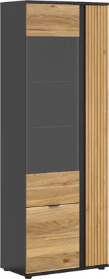 Produktbild von Geschirrschrank Pia mit 3 Türen, Holzoptik, 196cm