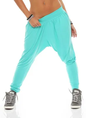 Produktbild von Damen Aladinhose Pumphose, Gr. S/M; Mintgrün