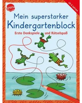 Obrázek produktu pro Mein superstarker Kindergartenblock. Erste Denkspiele und Rätselspaß