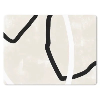 Produktbild von MuchoWow® Mauspad Mousepad Rosa - Minimalismus - Design 23x19 cm - Mousepads - Maus Mat - Pad - Mausunterlage - Schreibtischunterlage - Mauspad