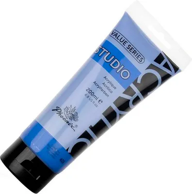 Zdjęcie produktu dla Farba akrylowa Phoenix 200ml - 423 Cobalt Blue - kobaltowa