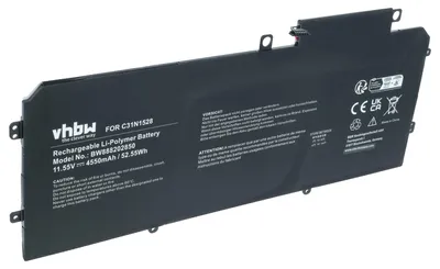 Produktbild von vhbw Akku kompatibel mit Asus UX360CAK, UX360CA-C4041T, UX360CA-FC060T, UX360CA-UBM1T Notebook (4550 mAh, 11,55 V, Li-Polymer)