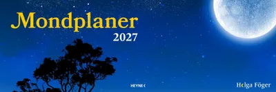 Produktbild von Mondplaner Kalender 2027, durchgehend 2-farbig