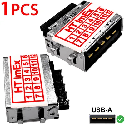 Produktbild von Ersatz Adapter USB 3.0 Buchse anschluss für DELL Inspiron 15 (3510-2GMKN), 15 (3510-NDFFG), 15 (3510-NK2MC), 15 (3510-KMX32)