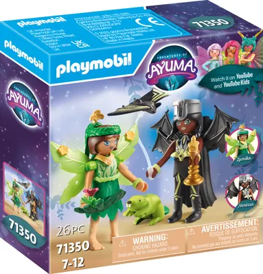 Produktbild von PLAYMOBIL AoA 71350 Forest Fairy & Bat Fairy mit Seelentieren