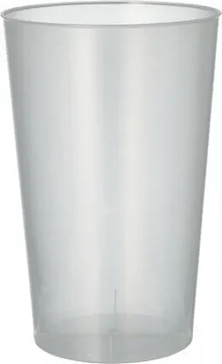 Produktbild von 720 Mehrwegbecher, PP 0,5 l Ø 9,1 cm · 14 cm unzerbrechlich transluzent