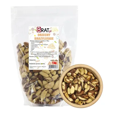 Zdjęcie produktu dla Orzechy brazylijskie 1kg Brat.pl