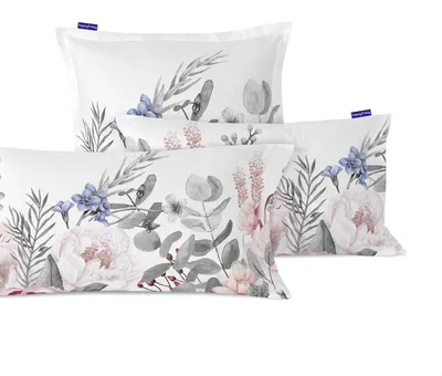 Image de Delicate bouquet Taie d'oreiller 60x70 cm 100% coton Fabriqué en Europe