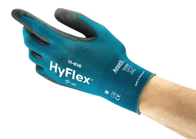 Schutzhandschuhe Nylon, PU-beschichtet, S (7), 12 Paar, atmungsaktiv