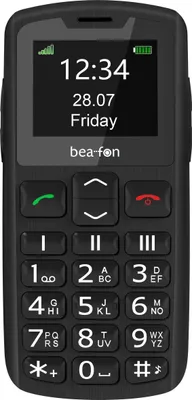 Beafon SL230 4G Handy, Schwarz - Modell 2025