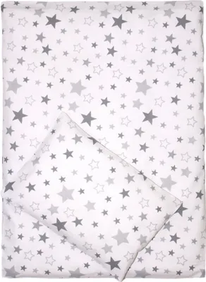 Produktbild von 4tlg Kinderwagenset Baby Bettwäsche für Kinderwagen Bezüge Decke Kissen 35. Star Hell