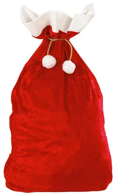 Produktbild von Nikolaus Geschenkesack Samt Rot | 100 x 60 cm