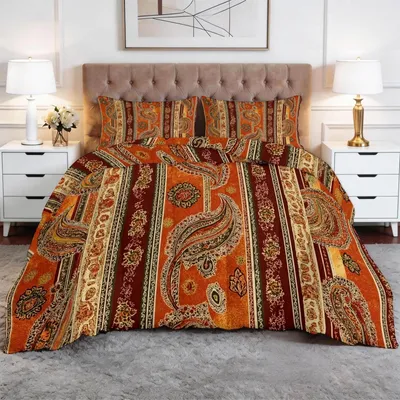 Image de Couette réversible à motifs floraux pour un sommeil confortable