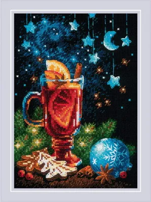 Produktbild von Riolis Kreuzstich Stickpackung "Urlaubsgeschmack", Zählmuster, 15x21cm