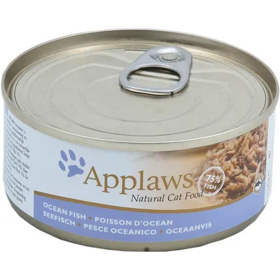 Produktbild von APPLAWS Ocean fish in broth - nassfutter für Katzen - 156g