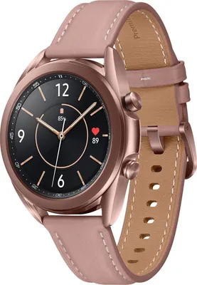 A close-up studio shot of a Samsung Galaxy Watch 3.