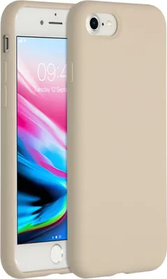 Produktbild von Accezz Liquid Silikoncase iPhone SE (2022 / 2020) / 8 / 7 - Stone