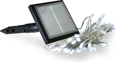Produktbild von Solar Lichterkette, 50LEDs, beleuchtet 4,9m, Timer, Blinkeffekt, für außen 151206