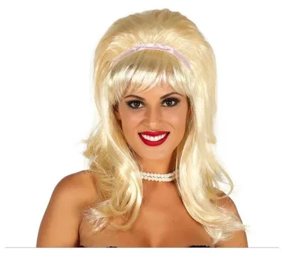 Obrázek produktu pro Roztomilá blond paruka se stuhou panenka blond