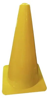 Imagen del producto de Conos de entrenamiento de fútbol Sedco, 30 cm, color amarillo