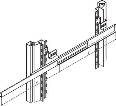 Obrázek produktu pro SCHROFF MOUNTING KIT TELESCOPIC SLIDE - Rack-Zubehör (21120160)