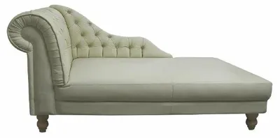 Productafbeelding van Chesterfield Chaiselounge Liege Couch Sofa Ledersofa mit Kristallen