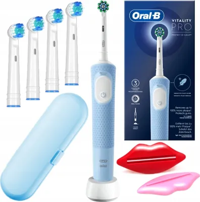 Produktbild von Oral-B | Elektrische Zahnbürste - Vitality Pro D103 - Blau - 3 Reinigungsmodi - 7.600 Bewegungen/min